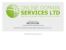 Tablet Screenshot of betup.com